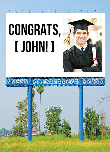 Grad Billboard 5x7 greeting Ecard Cover