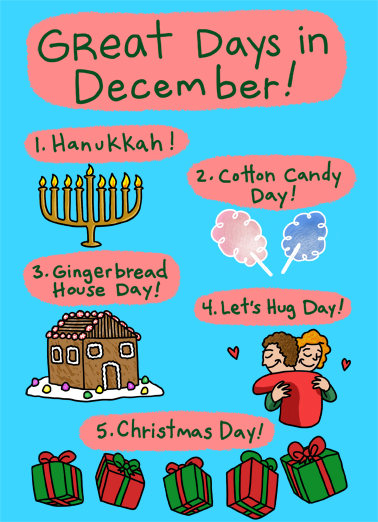 Great Days December  Ecard Cover