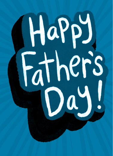 Great Father's Day Father's Day Ecard Cover