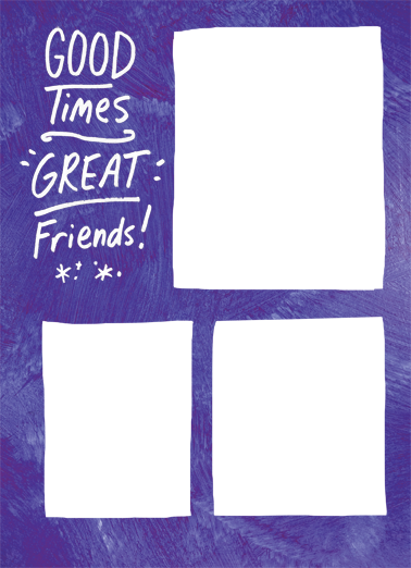 Great Friends Custom Photo Ecard Cover