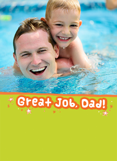 Great Job Dad FD From Son Ecard Cover