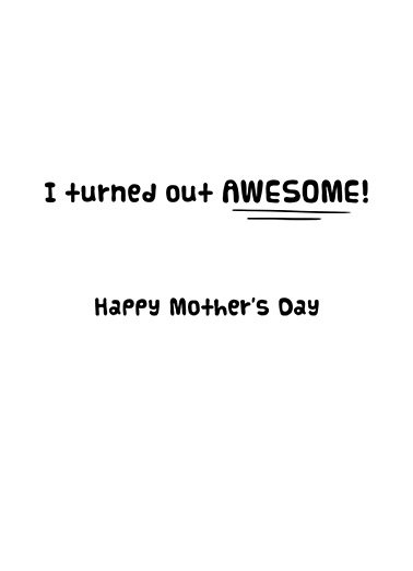 Great Job MD For Mom Ecard Inside