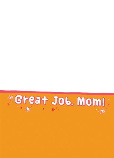 Great Job Mom MD Mother's Day Card Cover