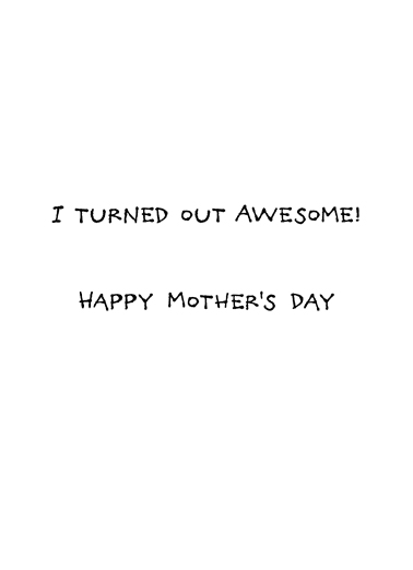 Great Job Mom Selfies Ecard Inside