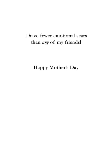 Great Mom Couch Jokes Card Inside