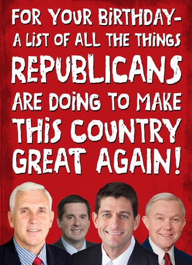 Great Things GOP Conservative Card Cover