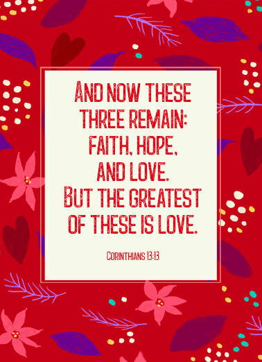 Greatest is Love Val Valentine's Day Ecard Cover