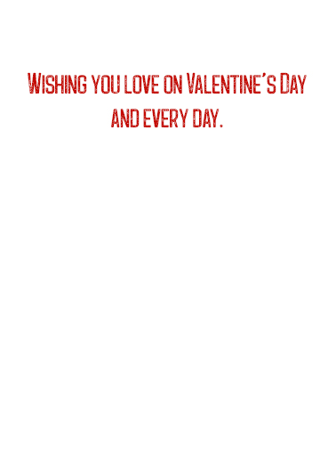 Greatest is Love Val Valentine's Day Ecard Inside