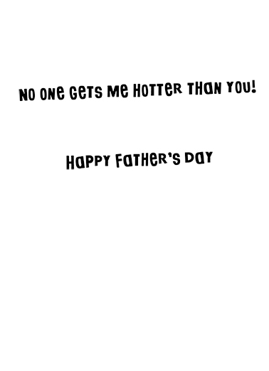 Grill Father's Day Card Inside