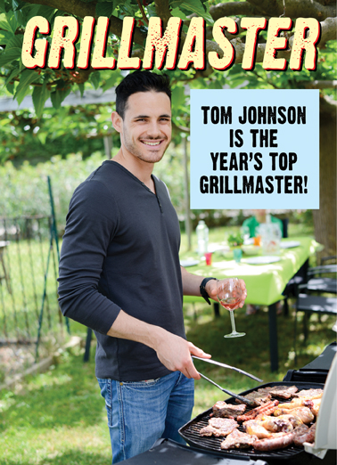 Grillmaster Grilling Card Cover