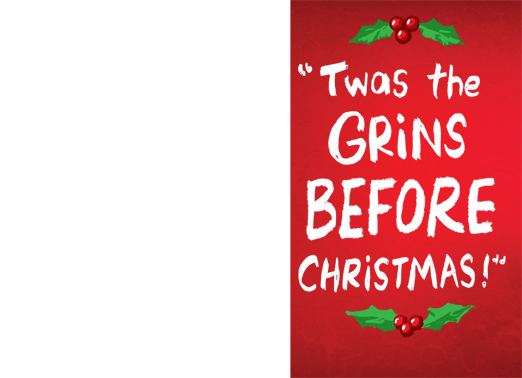 Grins-horiz Christmas Ecard Cover