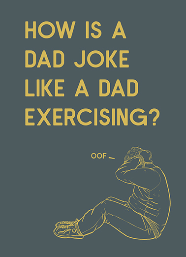 Groaners Father's Day Ecard Cover