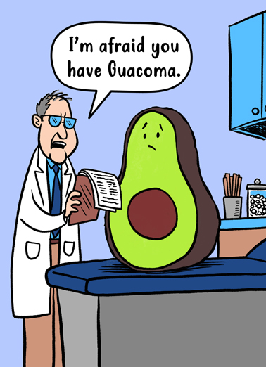 Guacoma Birthday Card Cover