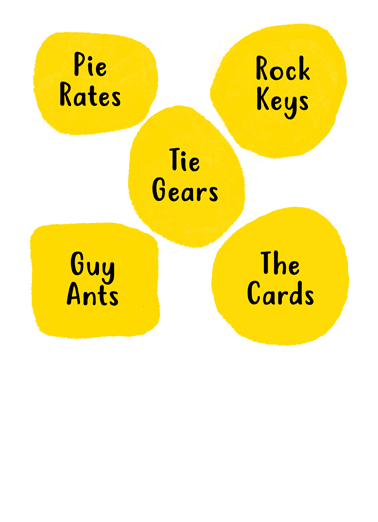 Guess Baseball Teams Father's Day Ecard Inside