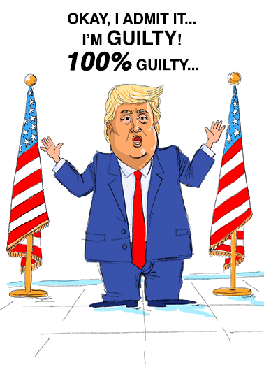 Guilty Birthday Ecard Cover