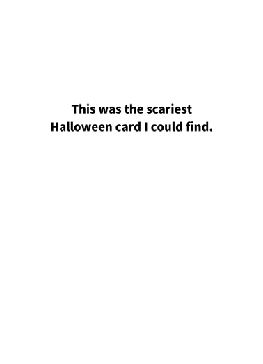 HAL Biden 2020 Scary Halloween Card Inside