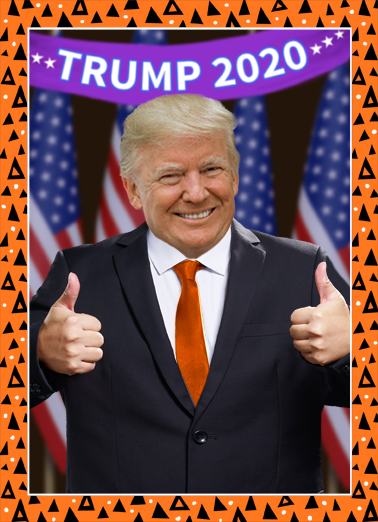 HAL Trump 2020 Halloween Card Cover