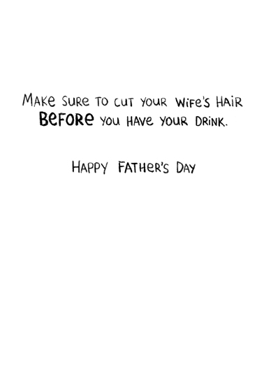 Hair Cut FD  Ecard Inside