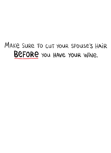 Hair Cut Quarantine Ecard Inside