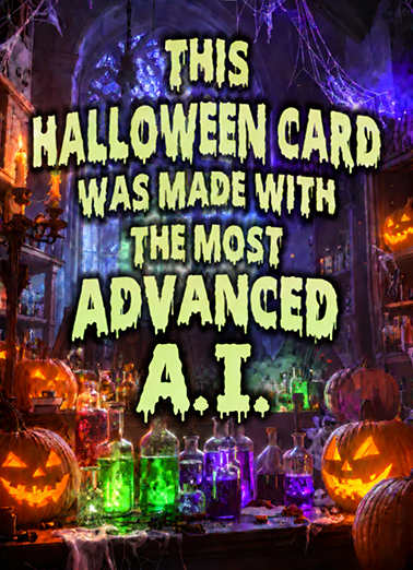 Halloween Advanced AI Halloween Card Cover