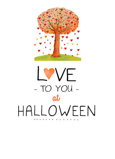 Halloween Tree  Card Cover