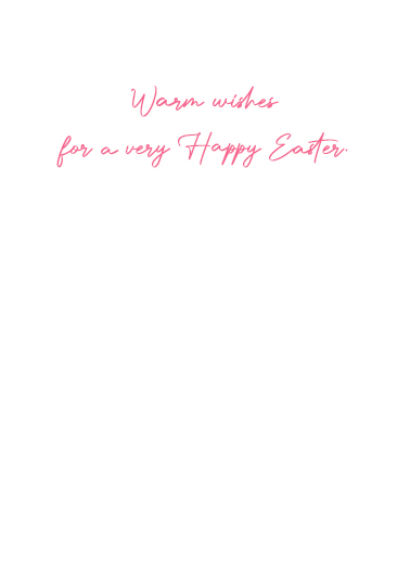 Happiness of Easter Easter Ecard Inside