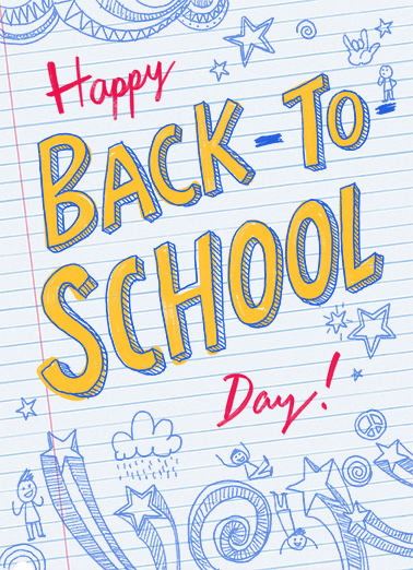 Happy Back-To-School  Card Cover