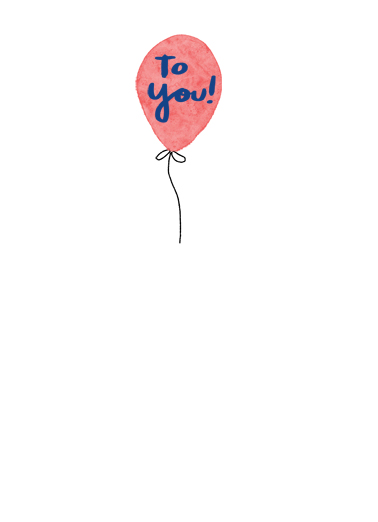 Happy Birthday Balloons Uplifting Cards Card Inside