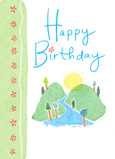 Happy Birthday Hill  Ecard Cover