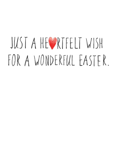 Happy Easter Hearts Uplifting Cards Ecard Inside