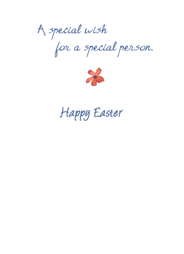 Happy Easter Pot  Card Inside