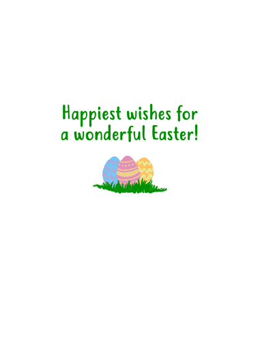 Happy Easter Lee Card Inside