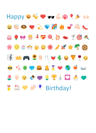 Happy Emojis  Card Cover