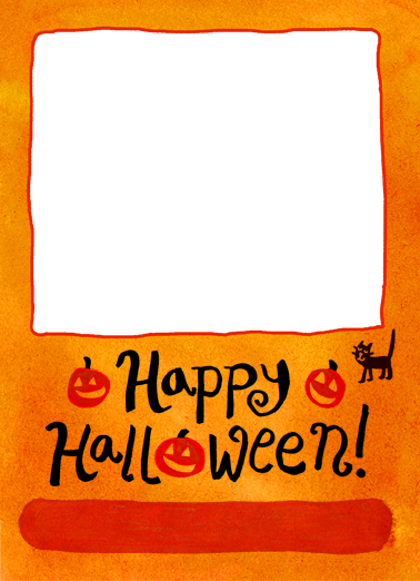 Happy Halloween 5x7 greeting Card Cover