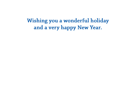 Happy Hanukkah (T) 5x7 horizontal greeting Ecard Inside