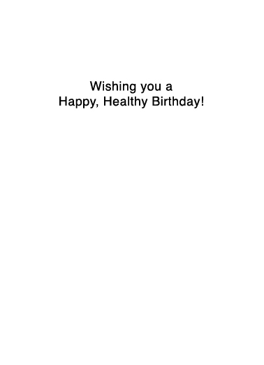 Happy Healthy Birthday Cartoons Ecard Inside