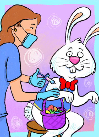 Happy Healthy Easter Coronavirus Ecard Cover