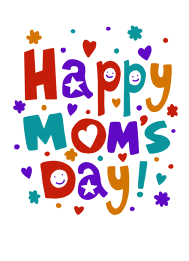 Happy Moms Day For Any Mom Card Cover
