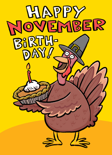 Happy November Birthday  Ecard Cover