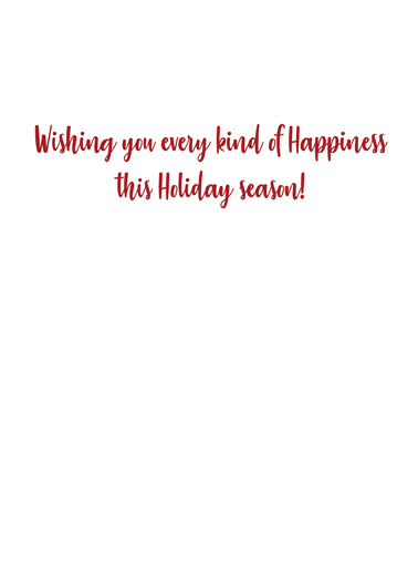 Happy Ornaments Happy Holidays Card Inside