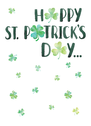 Happy St Pat St. Patrick's Day Ecard Cover