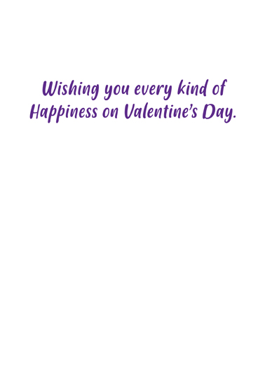 Happy Val Balloons Valentine's Day Card Inside