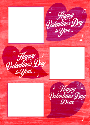 Happy Valentine To You Add Your Photo Card Cover