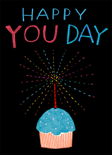 Happy You Day January Birthday Card Cover
