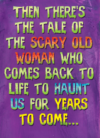 Haunt Us 5x7 greeting Card Cover