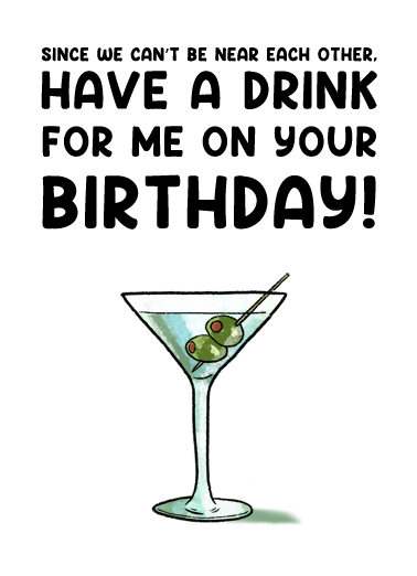 Have A Drink Coronavirus Ecard Cover