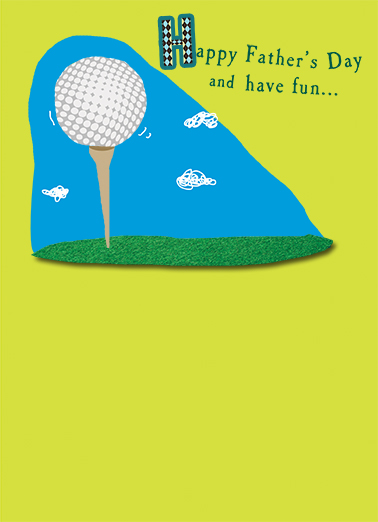 Have Fun golf balls Golf Card Cover