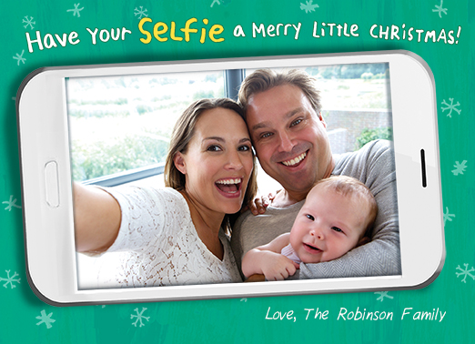 Have Your Selfie Christmas Ecard Cover