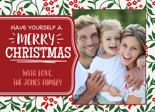 Fun Add Your Photo Christmas Cards and Flats 