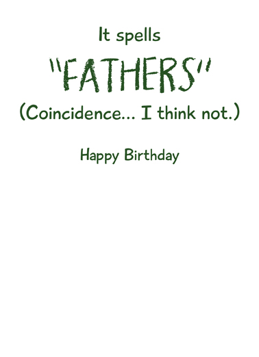 He Farts Bday From Daughter Ecard Inside